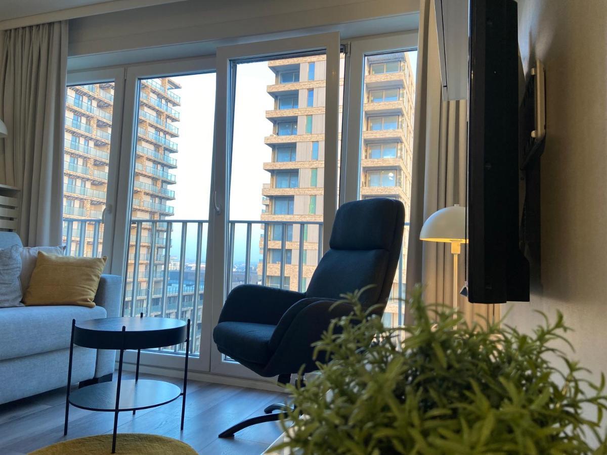 דירות אוסטנדה Moderne Studio Aan Zee מראה חיצוני תמונה