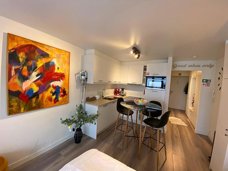 דירות אוסטנדה Moderne Studio Aan Zee מראה חיצוני תמונה