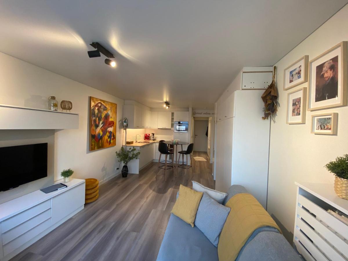 דירות אוסטנדה Moderne Studio Aan Zee מראה חיצוני תמונה